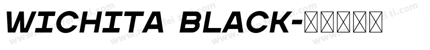 Wichita black字体转换